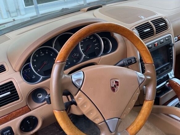 2008 Porsche Cayenne I Рестайлинг (957), чёрный - вид 5