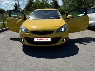 2012 Opel Astra GTC J Рестайлинг, жёлтый, 550000 рублей, вид 1