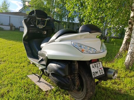2013 Yamaha Majesty 400, белый, 340000 рублей, вид 4