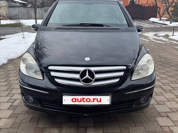 2007 Mercedes-Benz B-Класс 170 I (W245), чёрный, 850000 рублей