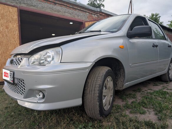 2010 Lada (ВАЗ) Kalina I, серебристый, 430000 рублей - вид 5