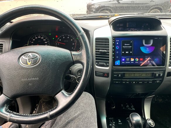 2006 Toyota Land Cruiser Prado 5-speed 120 Series, чёрный - вид 7