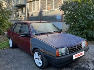 1999 Lada (ВАЗ) 21099, красный, 150000 рублей, вид 5