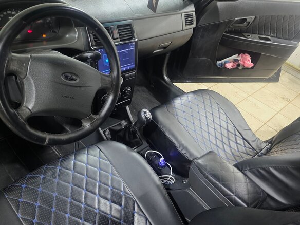 2008 Lada (ВАЗ) Priora I, серый, 415000 рублей - вид 8