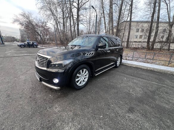 2013 Infiniti QX56 II, чёрный, 2550000 рублей - вид 1