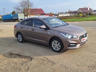 2019 Hyundai Solaris II, коричневый, 1390000 рублей, вид 3