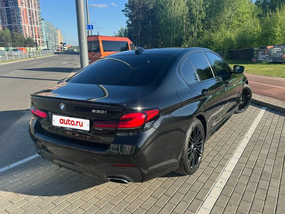 2021 BMW 5 серии 530i xDrive VII (G30/G31/G38) Рестайлинг, чёрный, 5200000 рублей - вид 12