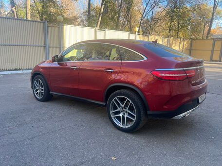 2018 Mercedes-Benz GLE Coupe 350 d I (C292), красный, 4950000 рублей, вид 5