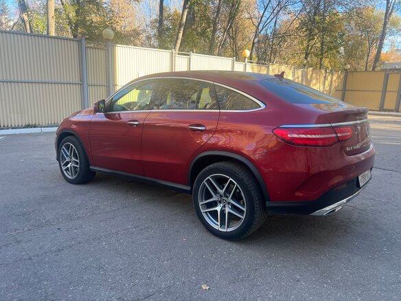 2018 Mercedes-Benz GLE Coupe 350 d I (C292), красный, 4950000 рублей - вид 4