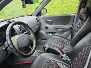 2007 Hyundai Accent ТагАЗ II, чёрный, 320000 рублей, вид 5