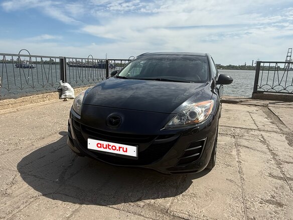 2009 Mazda 3 II (BL), чёрный, 655000 рублей