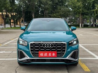2023 Audi Q2 L 35 TFSI I Рестайлинг, голубой, 1790000 рублей, вид 2