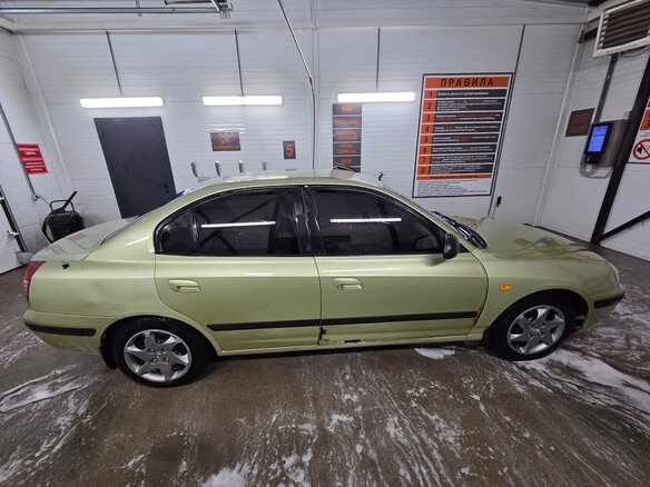 2003 Hyundai Elantra III (XD2) Рестайлинг, зелёный, 200000 рублей - вид 3