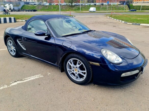 2005 Porsche Boxster II (987), синий, 2530000 рублей - вид 7