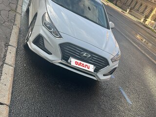 2017 Hyundai Sonata VII (LF) Рестайлинг, белый, 1250000 рублей, вид 4