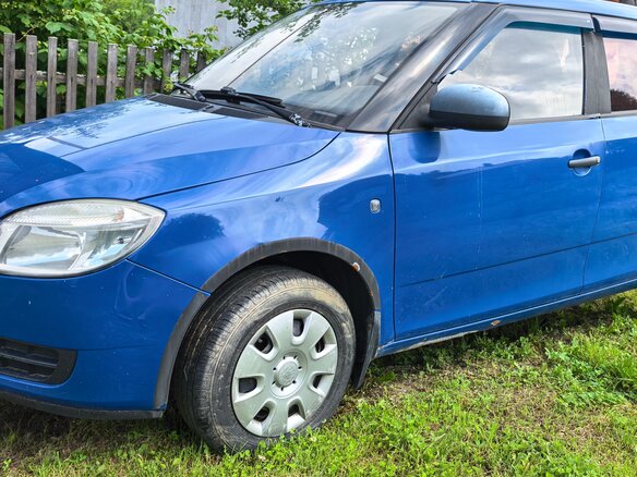2009 Skoda Fabia II, синий, 350000 рублей - вид 5