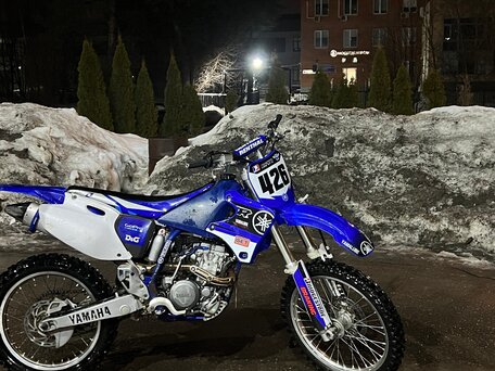 2005 Yamaha YZ250F, синий, 210000 рублей, вид 2