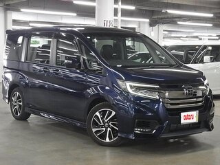 2019 Honda Stepwgn Spada V Рестайлинг, синий, 1700000 рублей, вид 2