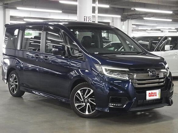 2019 Honda Stepwgn Spada V Рестайлинг, синий, 1700000 рублей - вид 1
