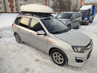 2014 Lada (ВАЗ) Kalina II, серебристый, 409000 рублей, вид 4