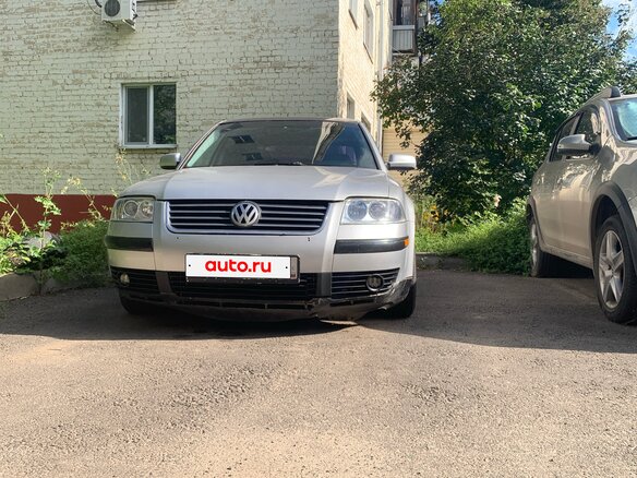 2002 Volkswagen Passat B5 Рестайлинг, серебристый, 400000 рублей - вид 2