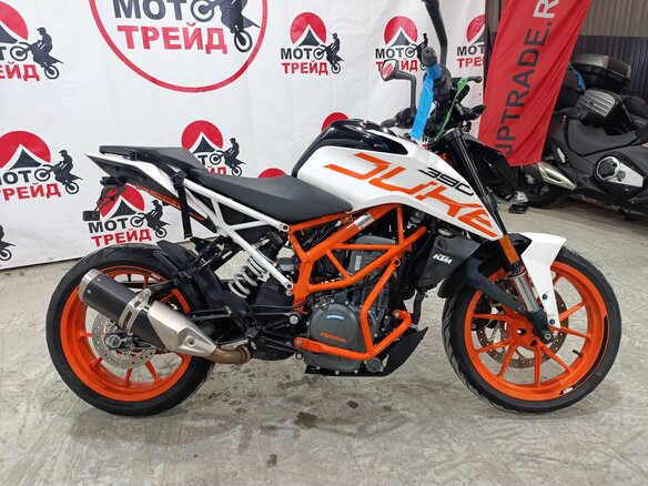 2017 KTM 390 Duke, белый, 440000 рублей - вид 1
