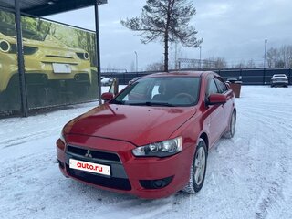 2008 Mitsubishi Lancer X, красный, 590000 рублей, вид 2