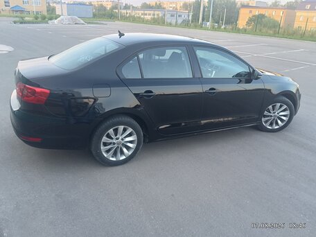 2012 Volkswagen Jetta VI, чёрный, 1110000 рублей, вид 4