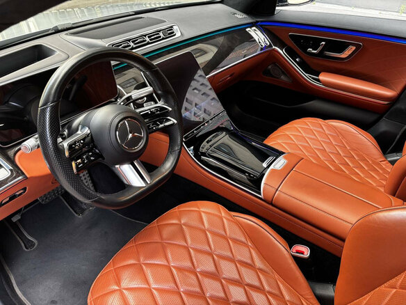 2021 Mercedes-Benz S-Класс 450 Long 4MATIC VII (W223), серебристый, 7600000 рублей - вид 10