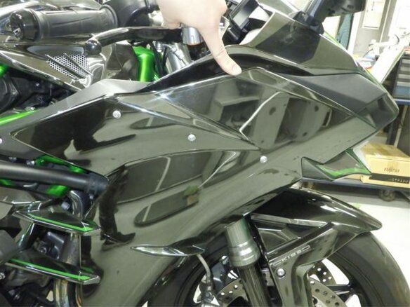 2015 Kawasaki Ninja H2, серый, 2400000 рублей - вид 8