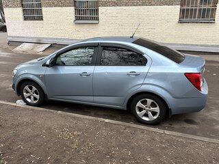 2013 Chevrolet Aveo II, голубой, 850000 рублей, вид 4