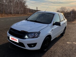 2014 Lada (ВАЗ) Granta I, белый, 329000 рублей, вид 1