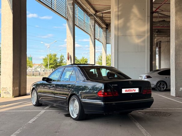 2001 Mercedes-Benz E-Класс 240 II (W210, S210) Рестайлинг, синий, 850000 рублей - вид 2