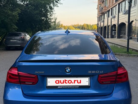 2018 BMW 3 серии 320d xDrive VI (F3x) Рестайлинг, синий, 2630000 рублей, вид 4
