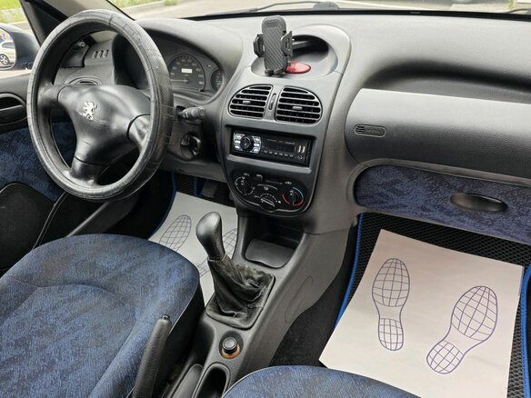 2001 Peugeot 206, синий, 114000 рублей - вид 6