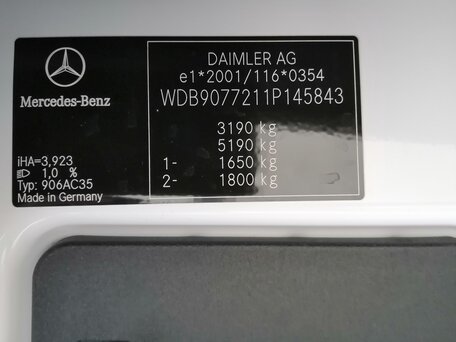 2019 Mercedes-Benz Sprinter, белый, 4500000 рублей, вид 5