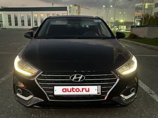 2018 Hyundai Solaris II, чёрный, 1200000 рублей, вид 4