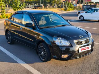 2010 Kia Rio II Рестайлинг, чёрный, 505000 рублей, вид 4