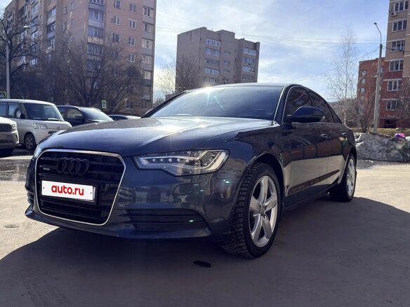 2014 Audi A6 IV (C7), синий, 2300000 рублей - вид 2