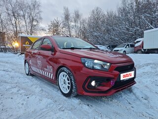 2016 Lada (ВАЗ) Vesta I, красный, 730000 рублей, вид 3
