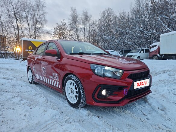 2016 Lada (ВАЗ) Vesta I, красный, 630000 рублей - вид 2