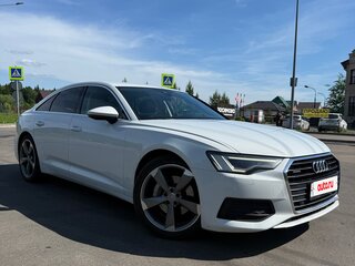 2020 Audi A6 45 TFSI V (C8), белый, 3300000 рублей, вид 2
