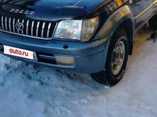 2002 Toyota Land Cruiser Prado 90 Series Рестайлинг, чёрный, 1200000 рублей, вид 1