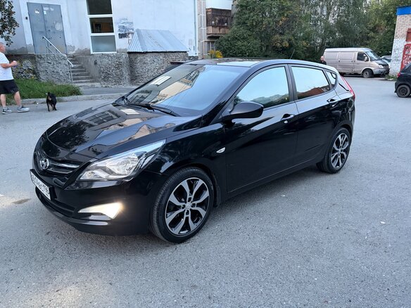 2015 Hyundai Solaris I Рестайлинг, чёрный, 1150000 рублей