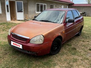 2008 Lada (ВАЗ) Priora I, красный, 165000 рублей, вид 1