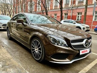2017 Mercedes-Benz CLS 350 BlueTEC II (C218) Рестайлинг, коричневый, 3850000 рублей, вид 1