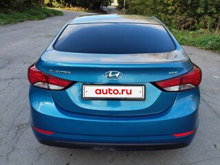 2015 Hyundai Elantra V (MD) Рестайлинг, синий, 1200000 рублей, вид 4