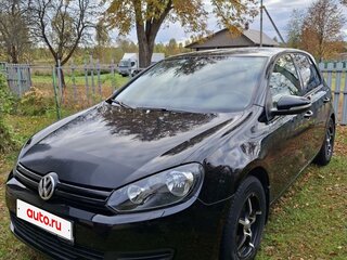 2011 Volkswagen Golf VI, чёрный, 630000 рублей, вид 1