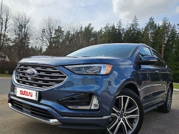 2019 Ford Edge II Рестайлинг, голубой, 2000000 рублей - вид 2