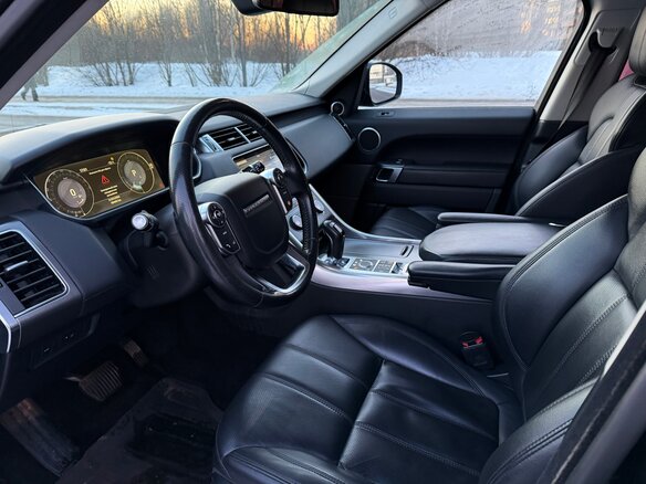 2017 Land Rover Range Rover Sport II, чёрный - вид 9